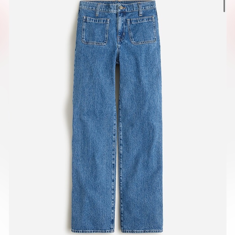 JCrew Slim Wide-Leg Jeans